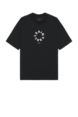 Allsaints: Чёрная футболка 