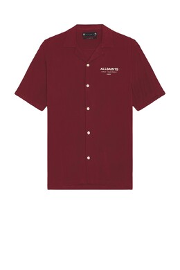 Allsaints: Рубашка с коротким рукавом 