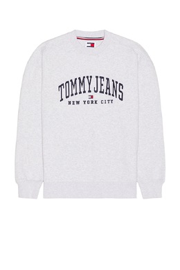 Tommy Jeans: Серебристый свитер 