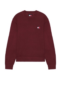 Tommy Jeans: Красный свитер 