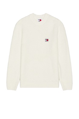 Tommy Jeans: Белый свитер 