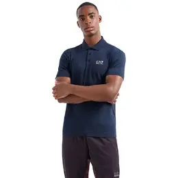 EA7 Emporio Armani: Синее поло 