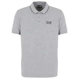 EA7 Emporio Armani: Серое поло 