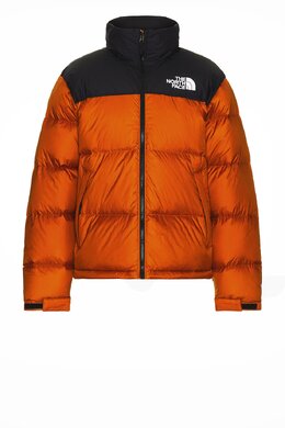 The North Face: Коричневая куртка  Nuptse