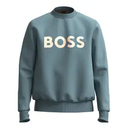 BOSS: Зелёная толстовка 