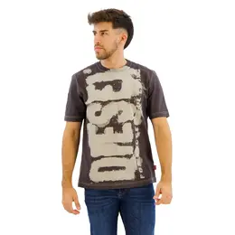 Diesel: Коричневая футболка 