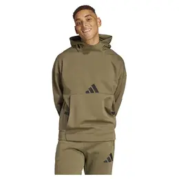 Adidas: Зелёная толстовка 