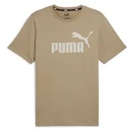 PUMA: Бежевая футболка  Ess