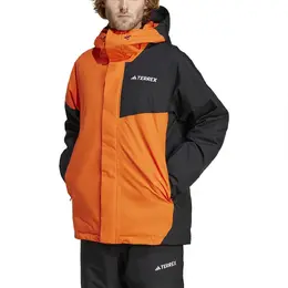 Adidas: Оранжевая куртка  Terrex