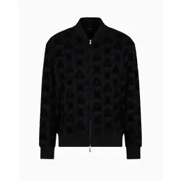 Armani Exchange: Чёрная толстовка 