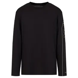 Armani Exchange: Футболка с длинным рукавом 