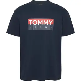 Tommy Jeans: Серая футболка 