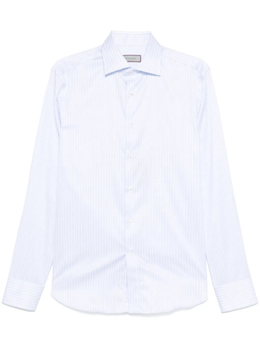 Canali: Рубашка в полоску 