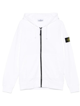 Stone Island: Белая толстовка  Compass