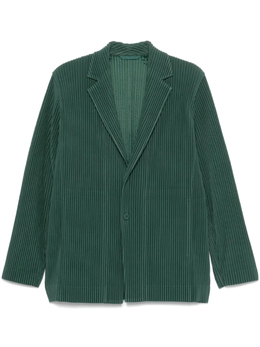 Homme Plissé Issey Miyake: Зелёные пиджаки 