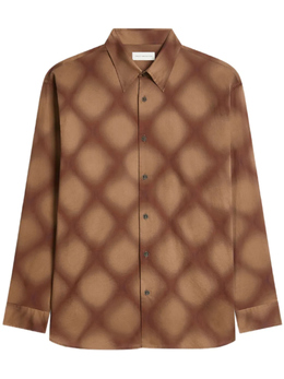 Dries Van Noten: Рубашка с принтом 
