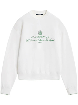 Jacquemus: Белая толстовка 
