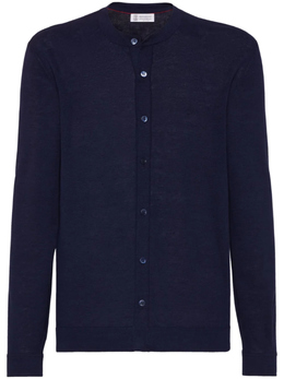 Brunello Cucinelli: Синий кардиган 