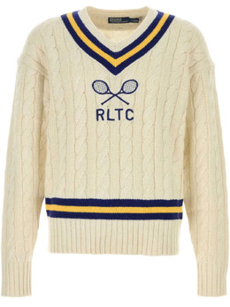 Polo Ralph Lauren: Белый свитер 