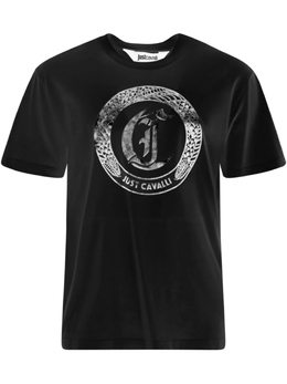 Just Cavalli: Чёрная футболка 