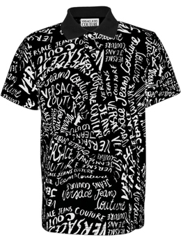 Versace Jeans Couture: Чёрная рубашка 