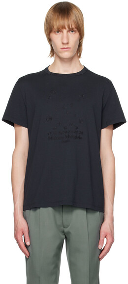 Maison Margiela: Чёрная футболка 