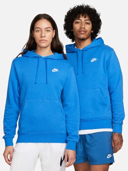 Nike: Синяя толстовка  Club