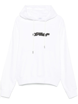 Off-White: Белая толстовка  Arrows
