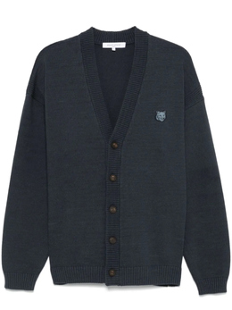 Maison Kitsuné: Синий кардиган 