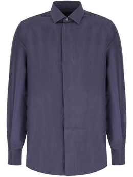 Corneliani: Синяя рубашка 