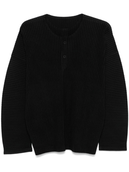 Homme Plissé Issey Miyake: Чёрная футболка 