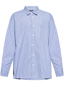 Comme des Garçons Homme Plus: Рубашка в полоску 