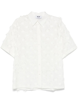 MSGM: Белая рубашка 