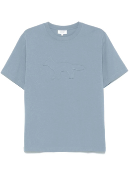 Maison Kitsuné: Синяя футболка 