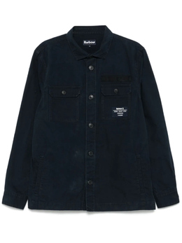 Barbour: Синяя рубашка 