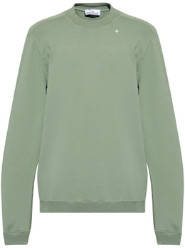 Stone Island: Зелёная толстовка 