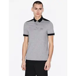 Armani Exchange: Серое поло 