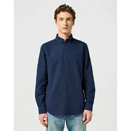Wrangler: Синяя рубашка 