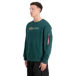 Alpha Industries: Зелёная толстовка 