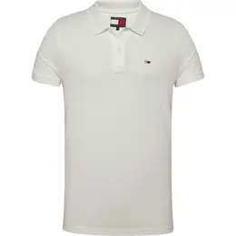Tommy Jeans: Белое поло 