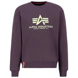 Alpha Industries: Фиолетовая толстовка 
