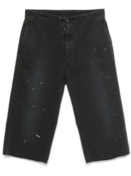 MM6 Maison Margiela: Чёрные шорты 