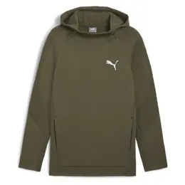 PUMA: Зелёная толстовка  Evostripe
