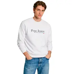 Pepe Jeans: Белая толстовка 