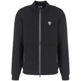EA7 Emporio Armani: Чёрная толстовка 