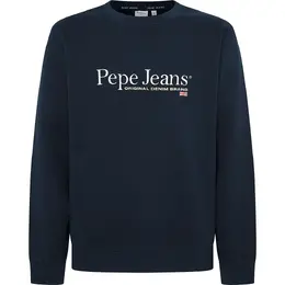 Pepe Jeans: Синяя толстовка 
