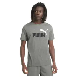 PUMA: Серая футболка  Essentials