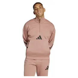 Adidas: Розовая толстовка 