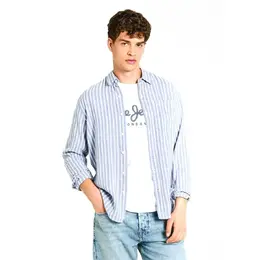 Pepe Jeans: Синяя рубашка 
