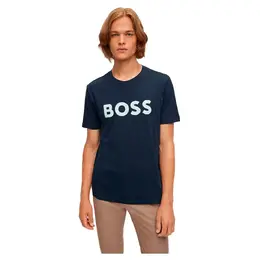 BOSS: Синяя футболка 